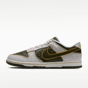 Nike Dunk Low Retro Blanc / Ocre / Kaki